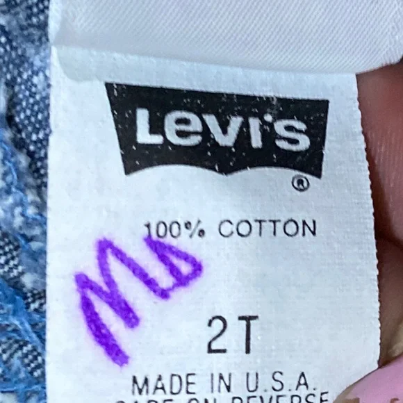 Vintage Little Levi's Acid Washed Denim Romper - Picture 14 of 15